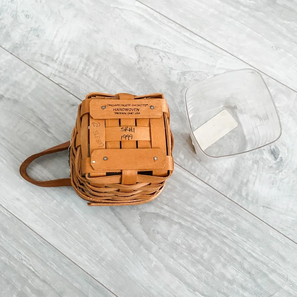 Longaberger Chives Basket with Protector
